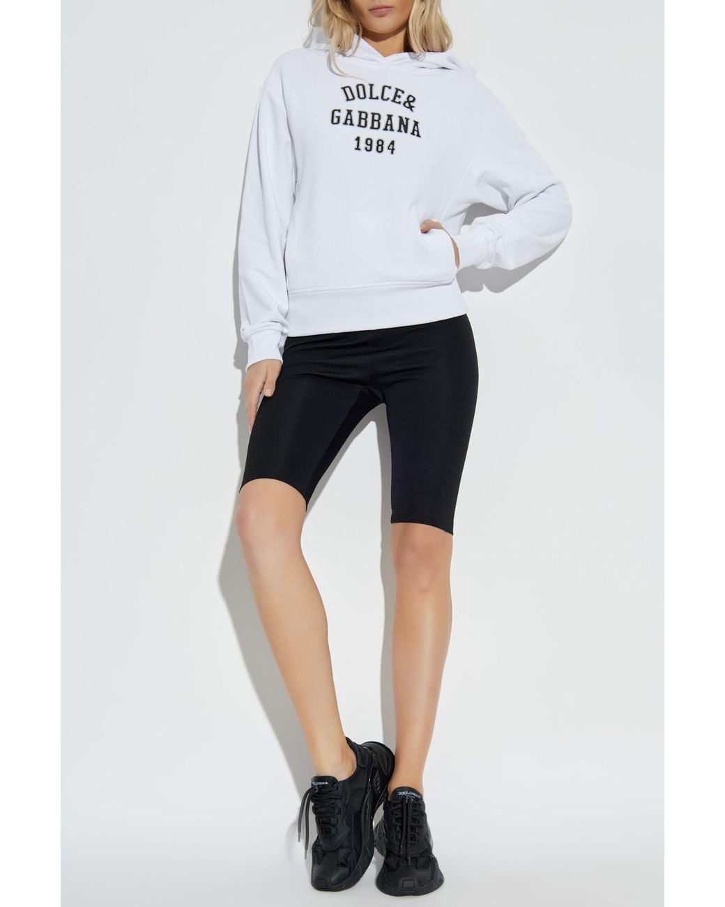 Dolce & Gabbana Black Short Leggings