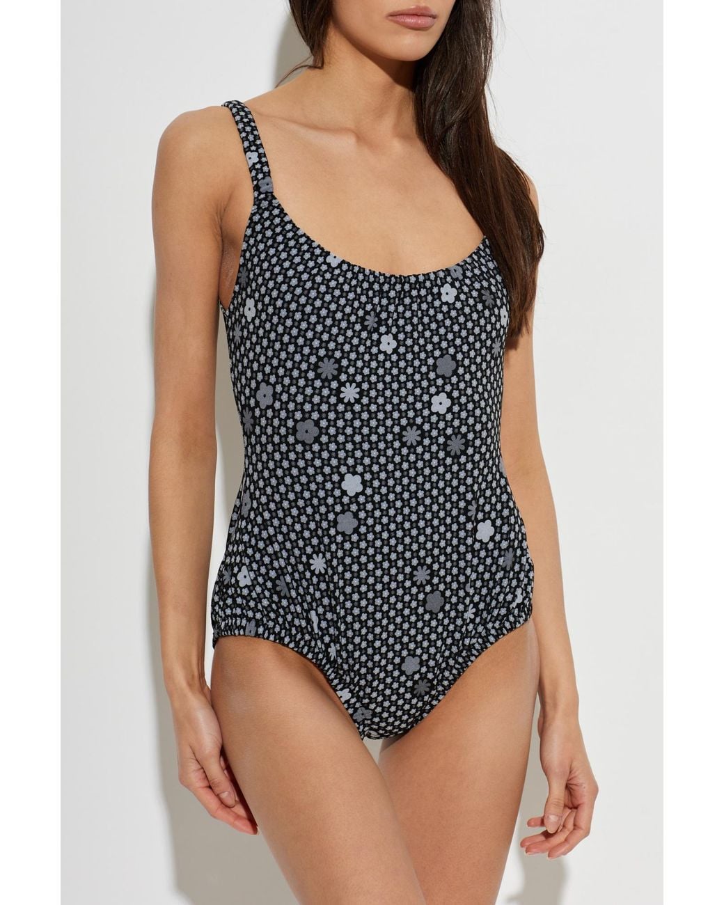 MM6 by Maison Margiela Black One-Piece Swimsuit