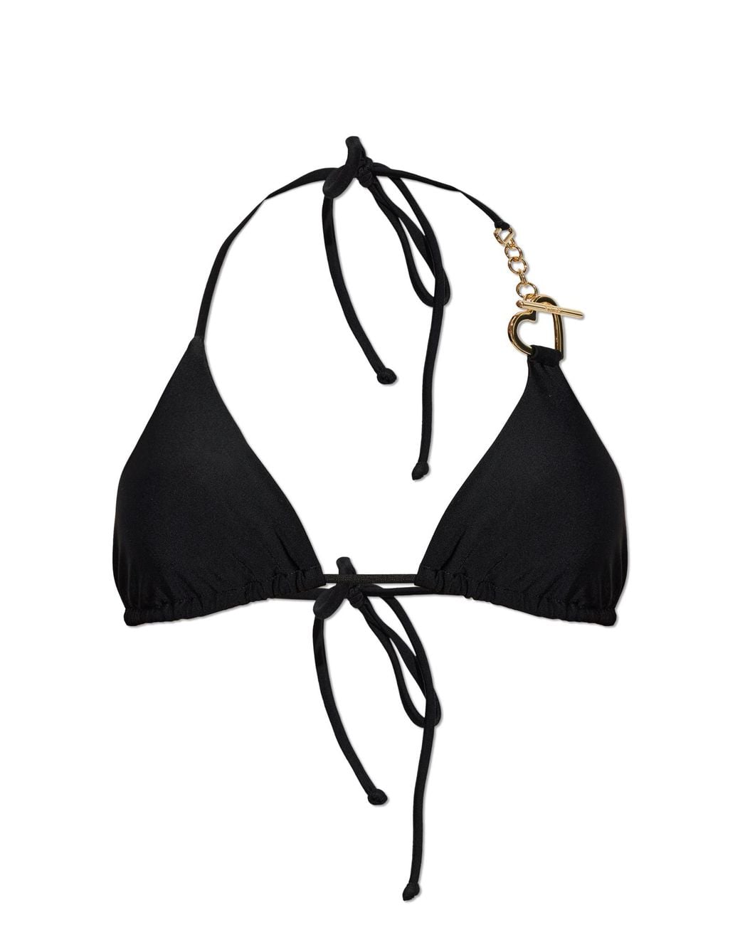 Moschino Black Bikini Top