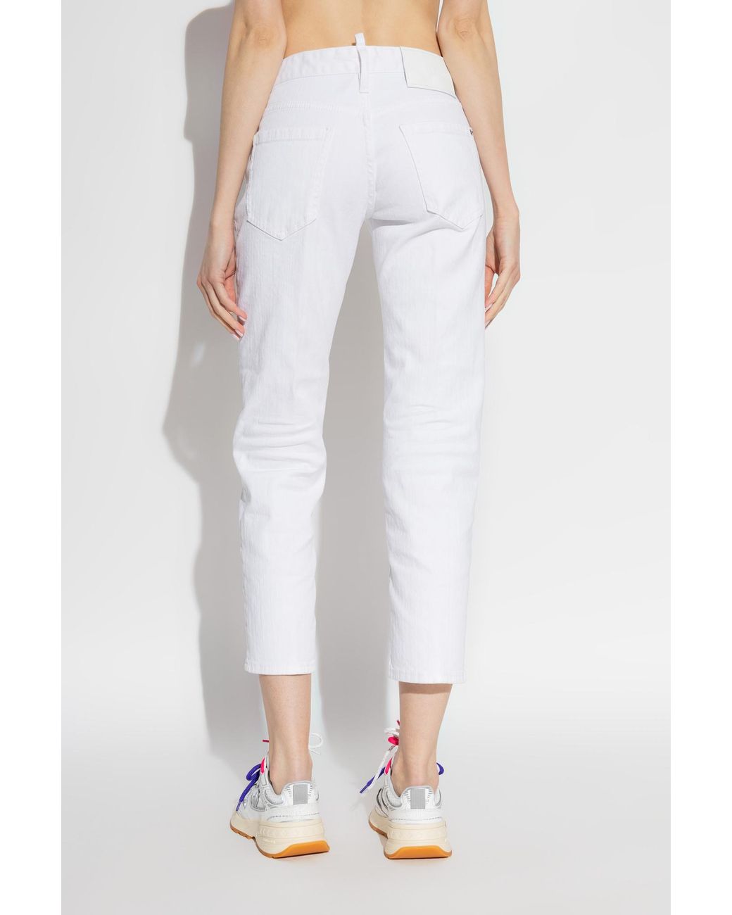 DSquared² White 'Jenna' Jeans