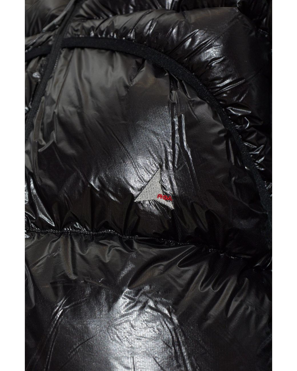 Roa Black Down Jacket With Hood