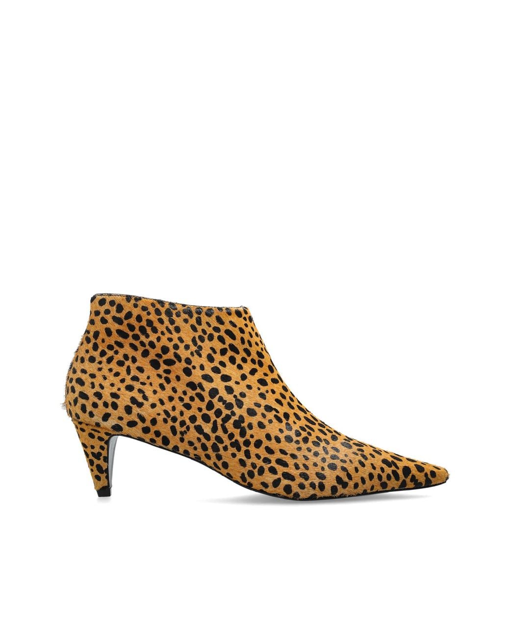 Black Suede Studio Brown 'Kora' Heeled Ankle Boots