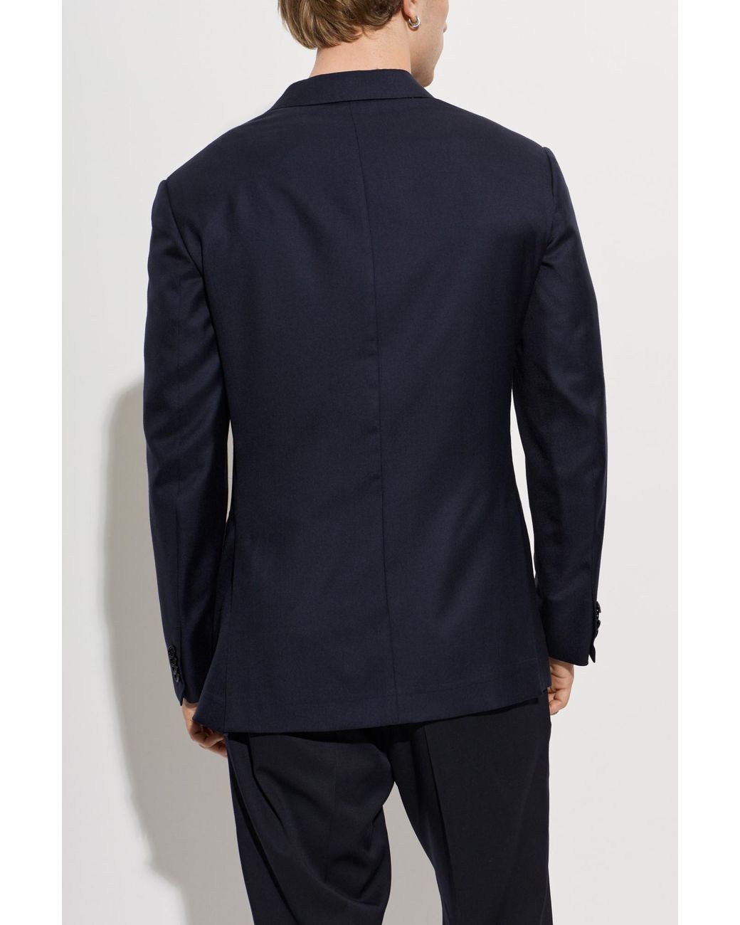 Brioni Blue Cashmere Blazer for men