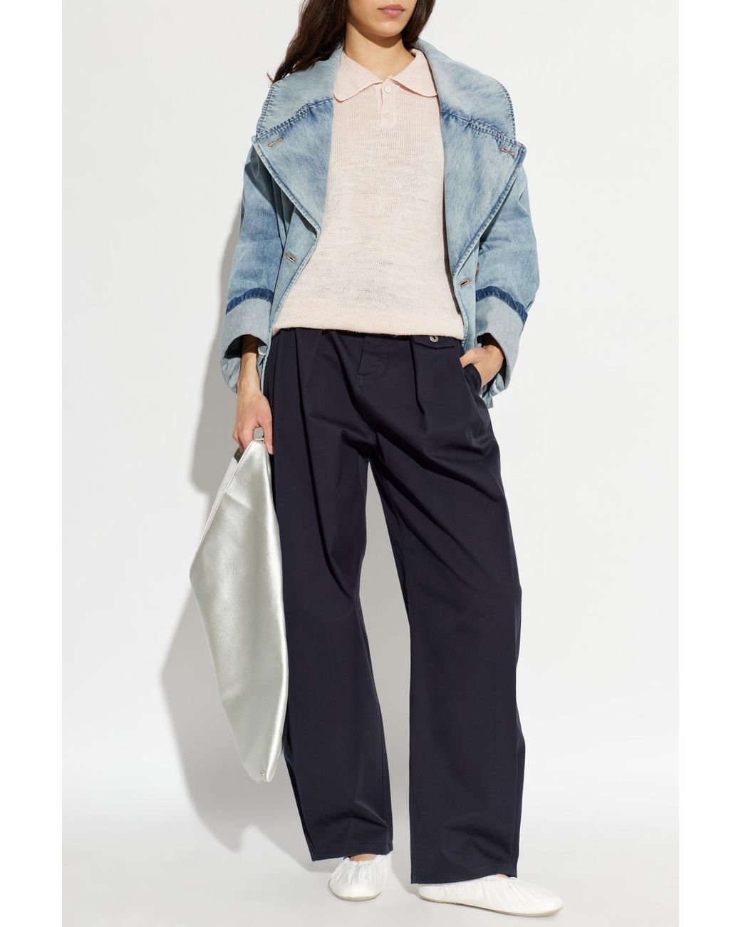 Maison Margiela Natural Linen Polo