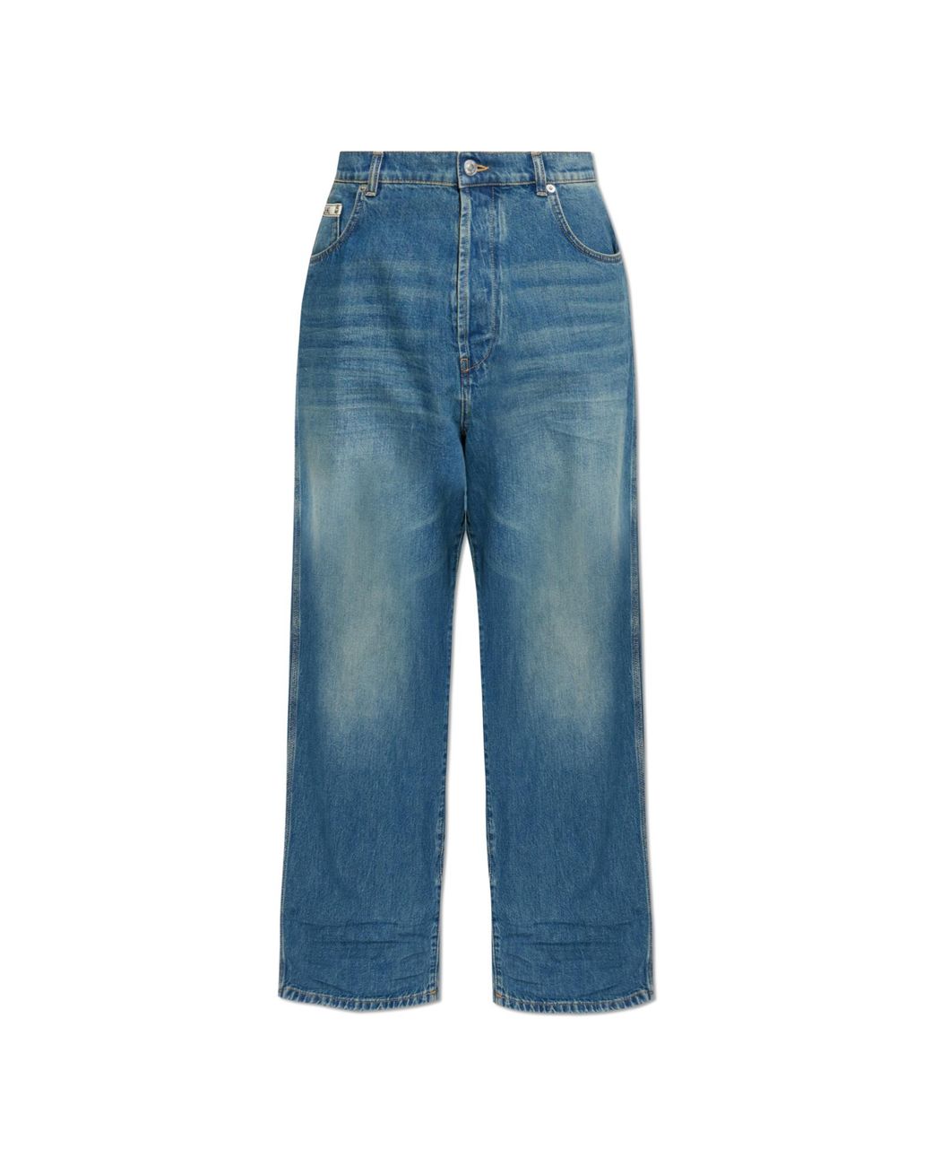 Moschino Blue Jeans With A 'Vintage' Effect for men