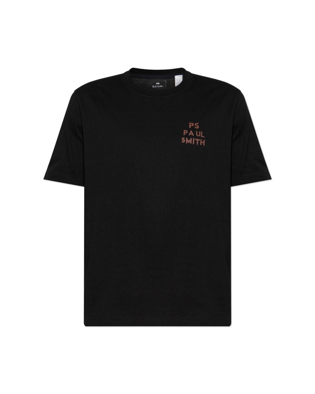 Paul Smith Black T-Shirt With Print for men
