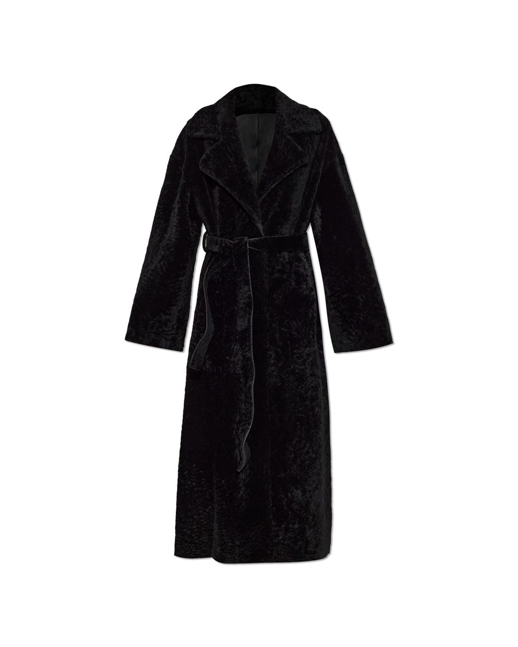 Arma Black Reversible Fur Coat 'Rien'