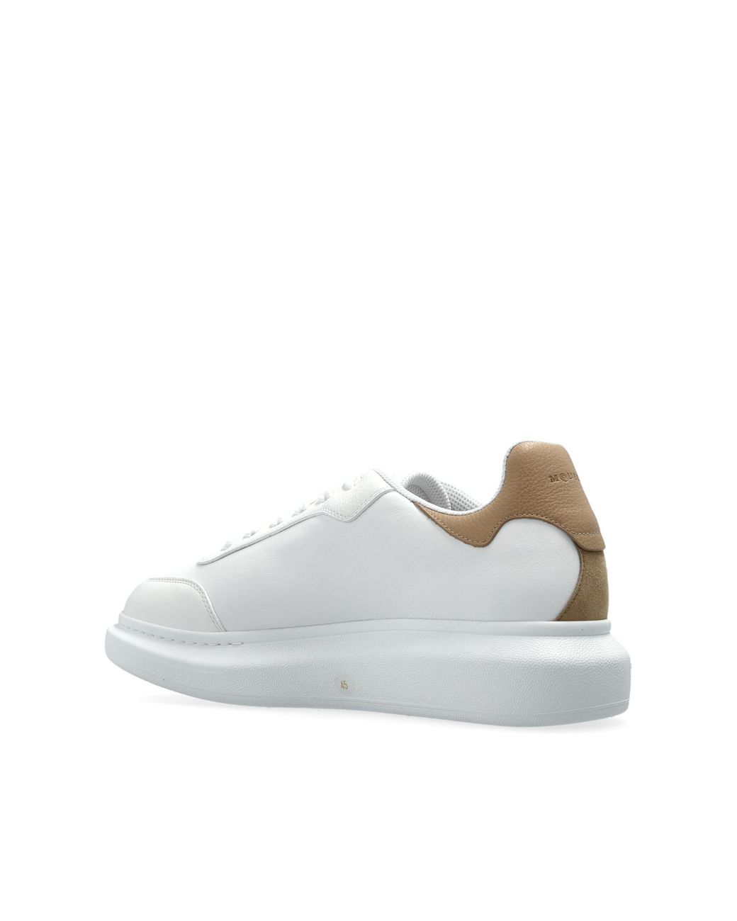 McQueen White Sports Shoes With Logo for men