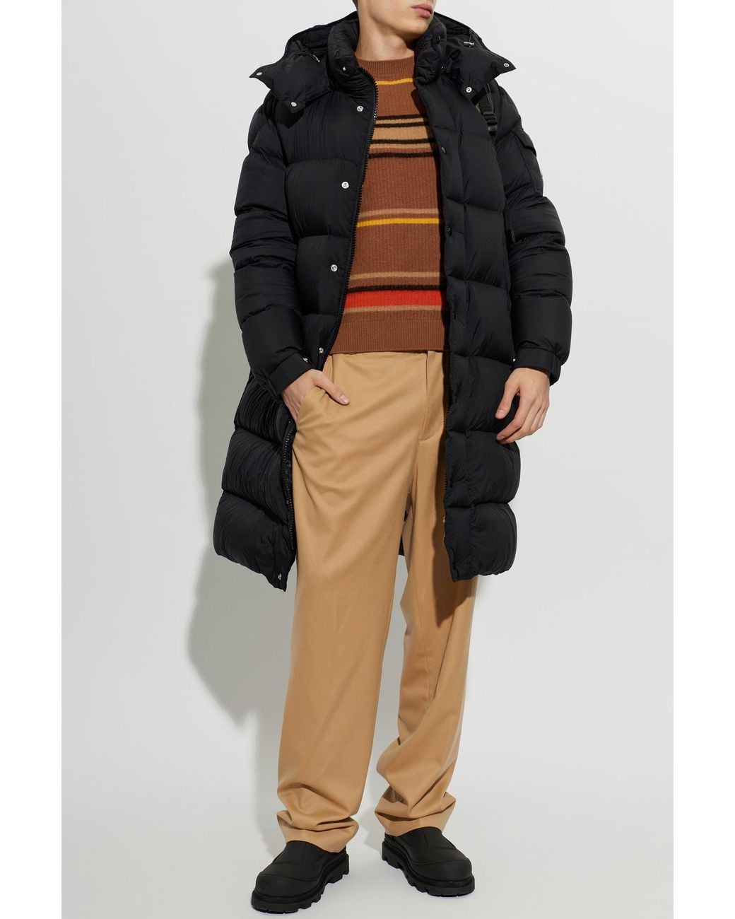 Moncler Black 'Hanoverian' Down Coat for men