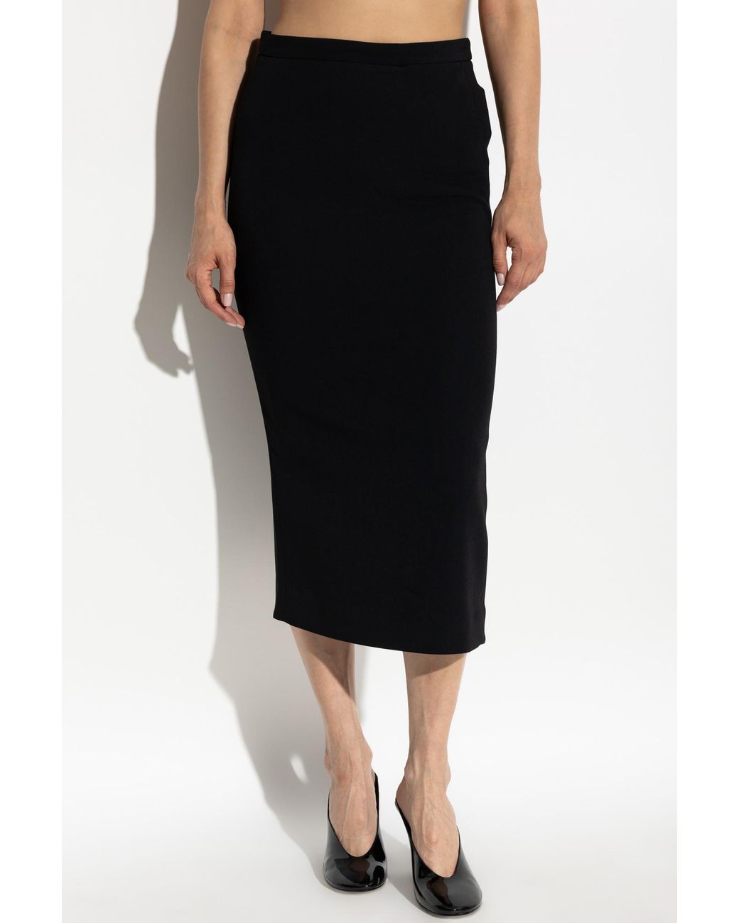 Givenchy Black Straight-Cut Skirt