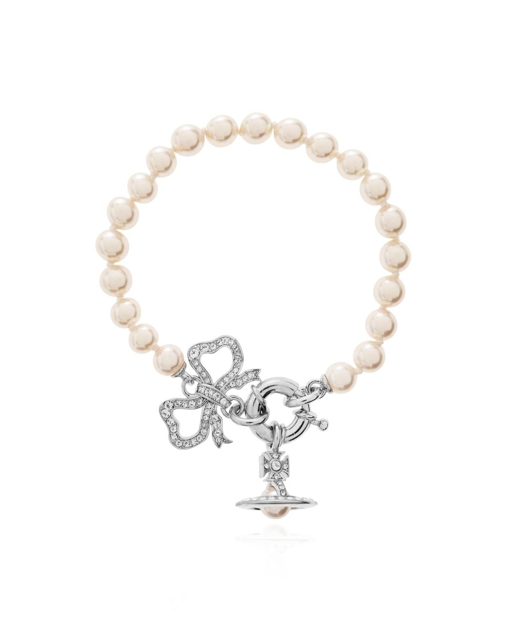Vivienne Westwood White Bracelet "Rigoberta"