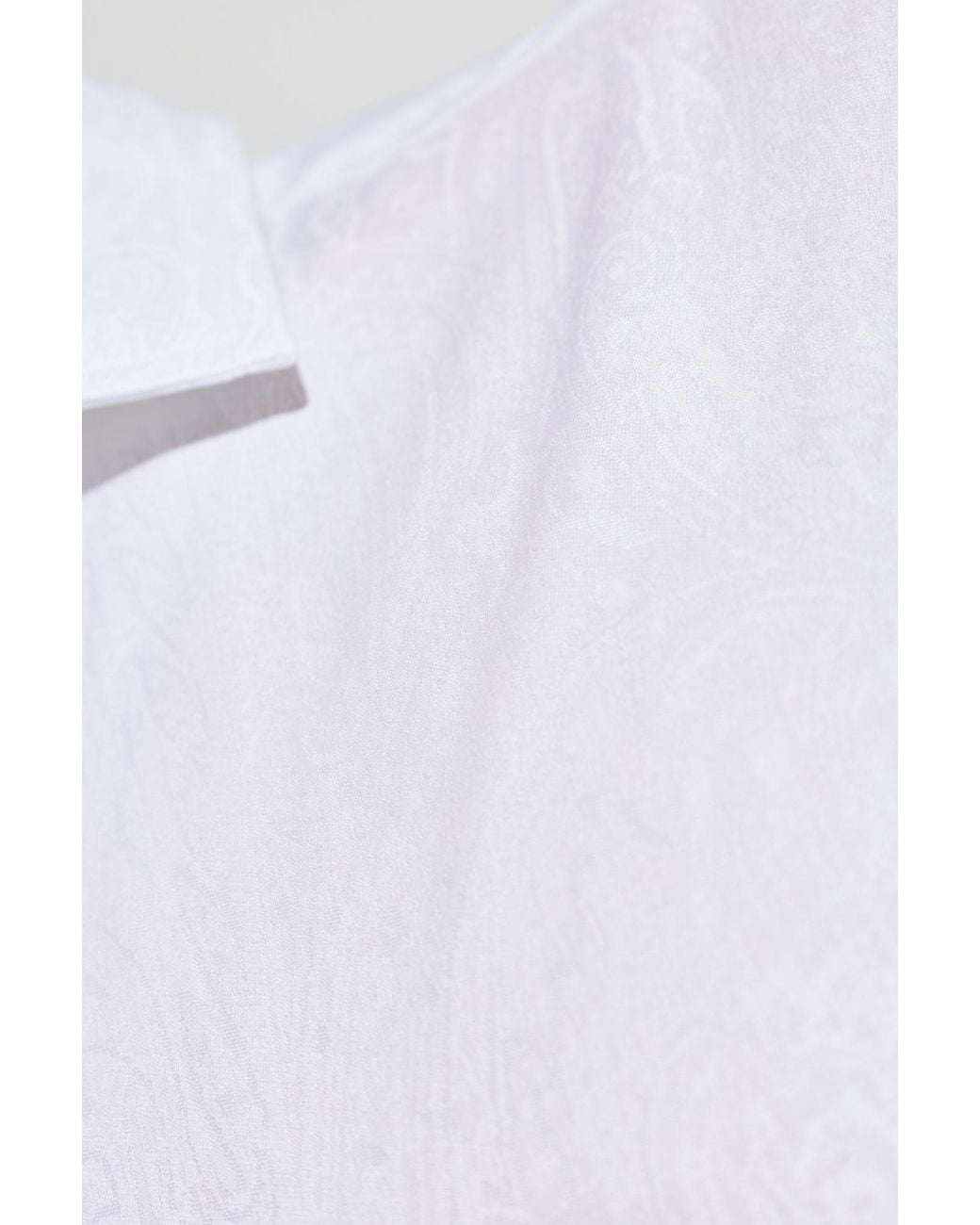 Etro White Shirt With Pattern for men