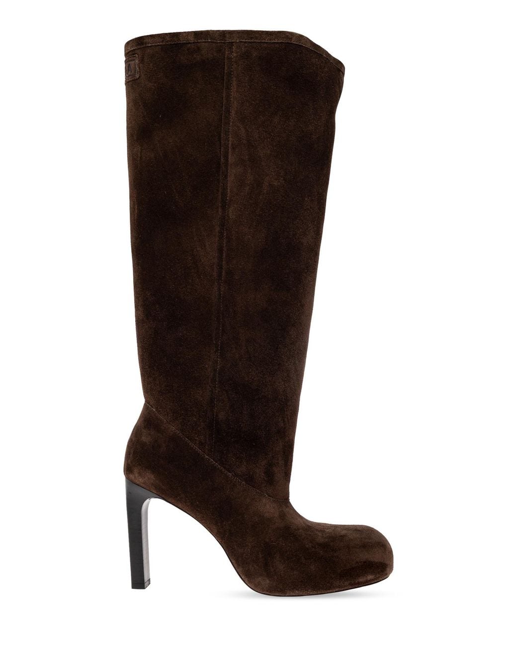 Balenciaga Brown 'Fargo' Heeled Knee-High Boots