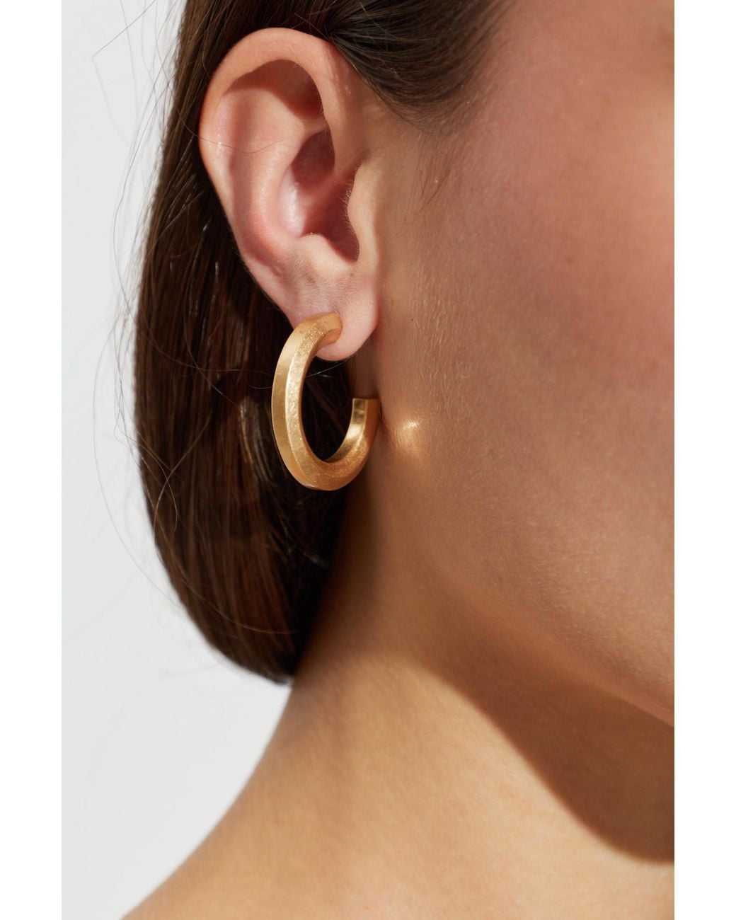 AllSaints Metallic Hoop Earrings