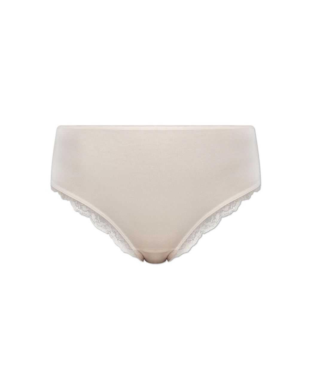 Hanro White Lace Briefs 'Dana'