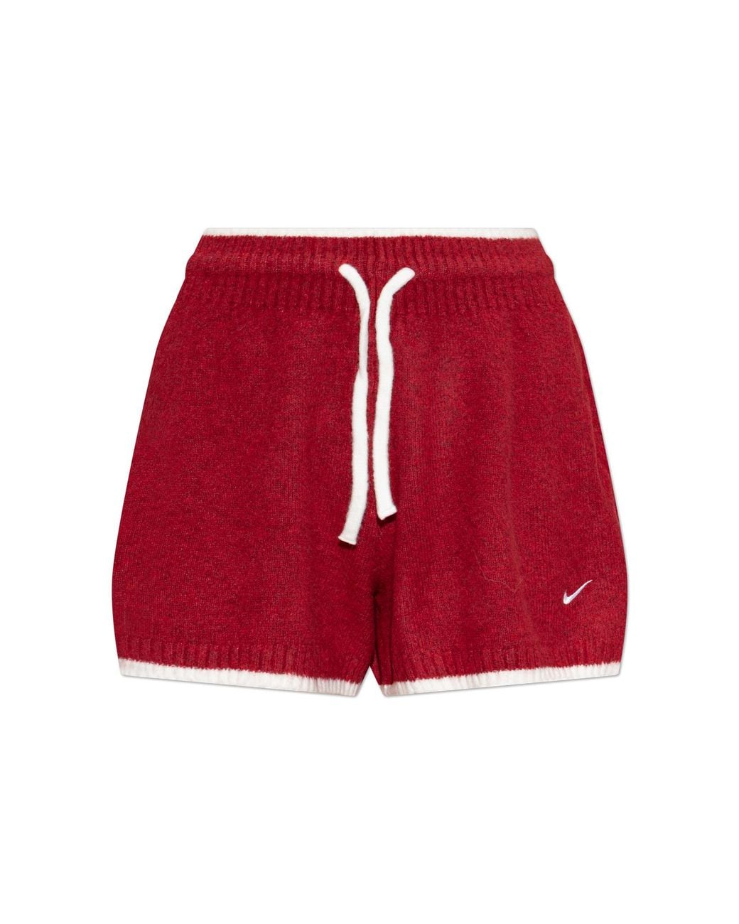 Nike Red Shorts With Logo