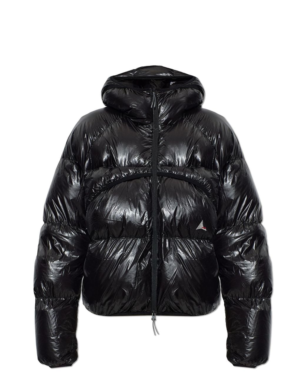 Roa Black Down Jacket With Hood