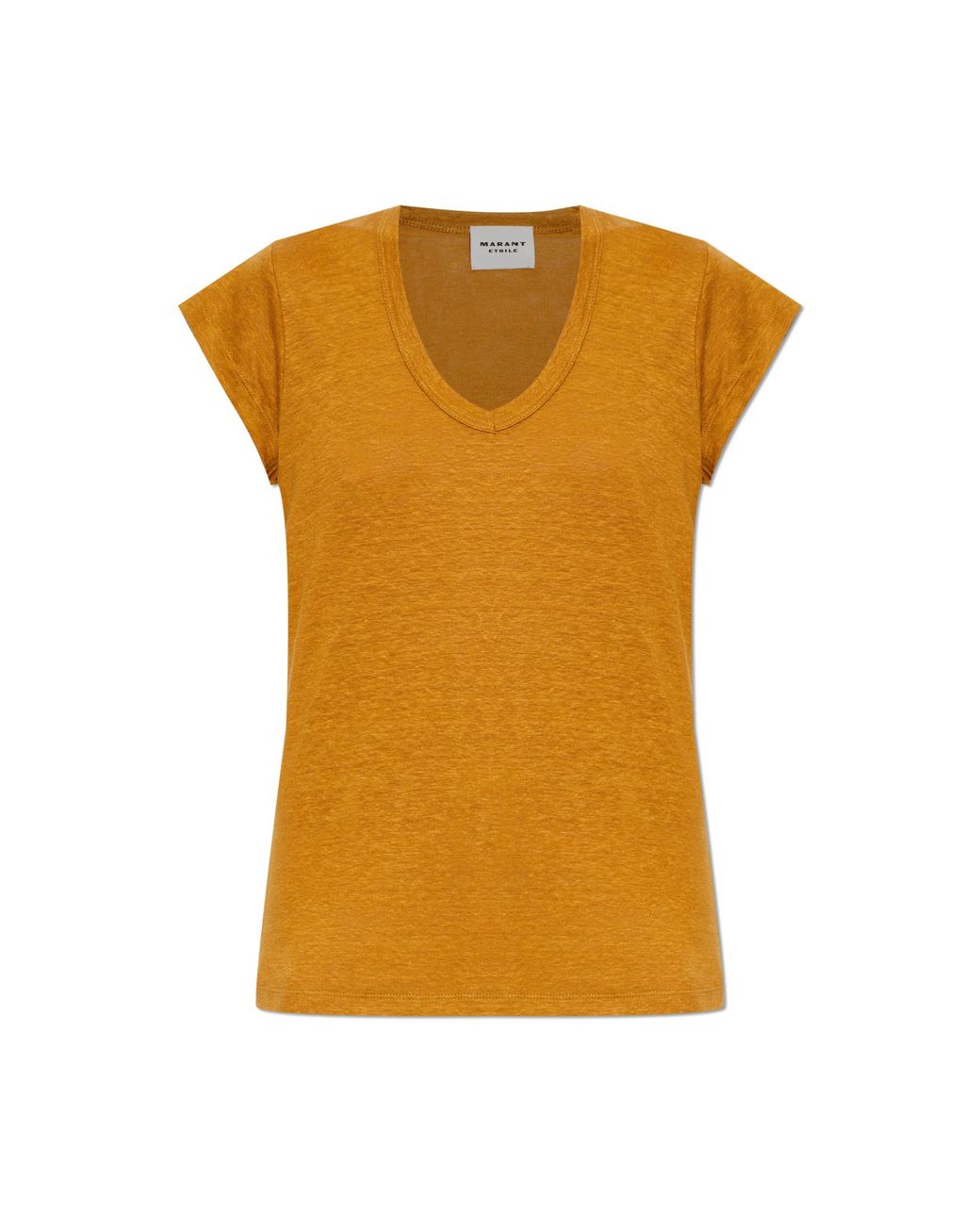 Isabel Marant Orange T-Shirt 'Zankou'