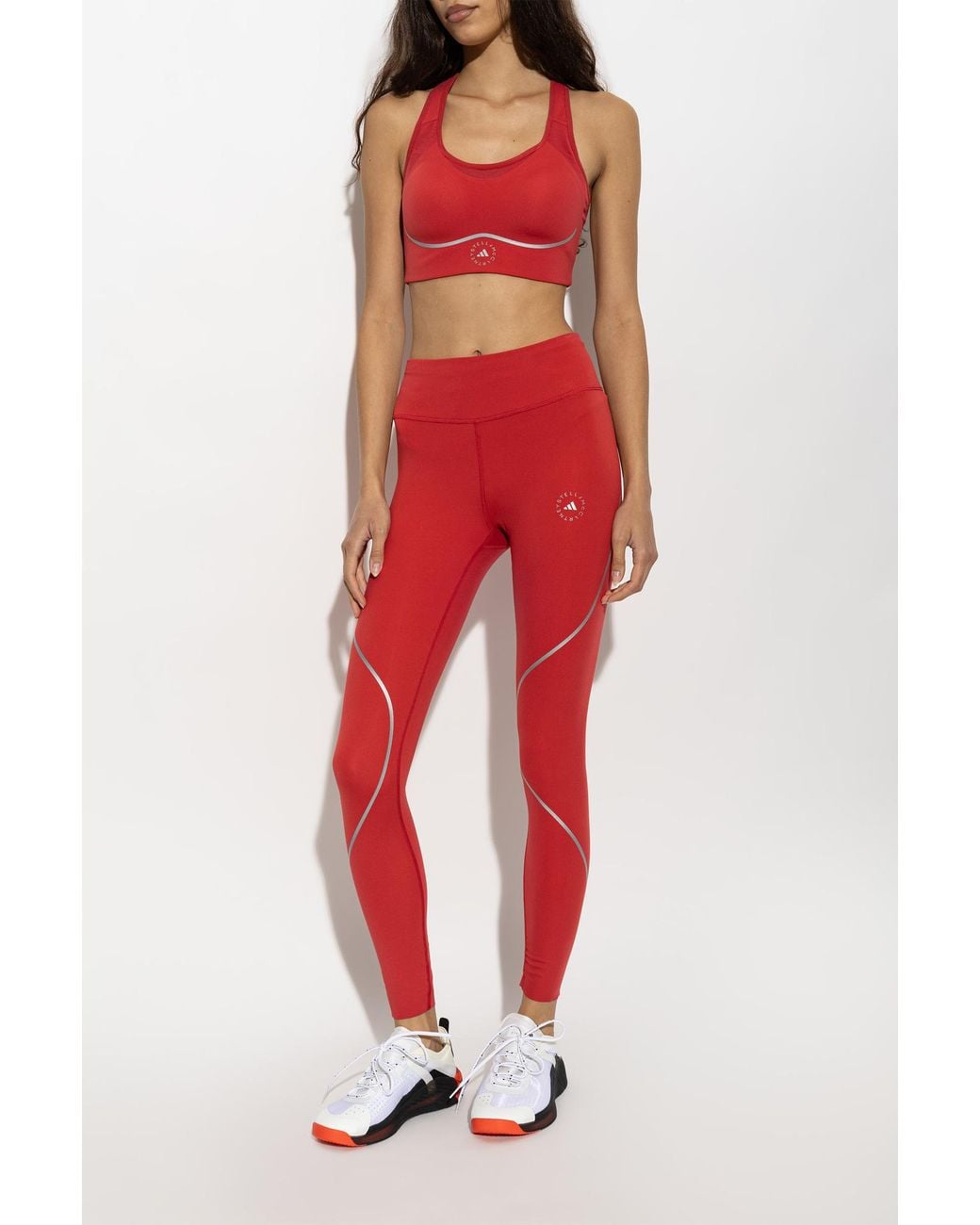 Adidas By Stella McCartney Red Sports Bra