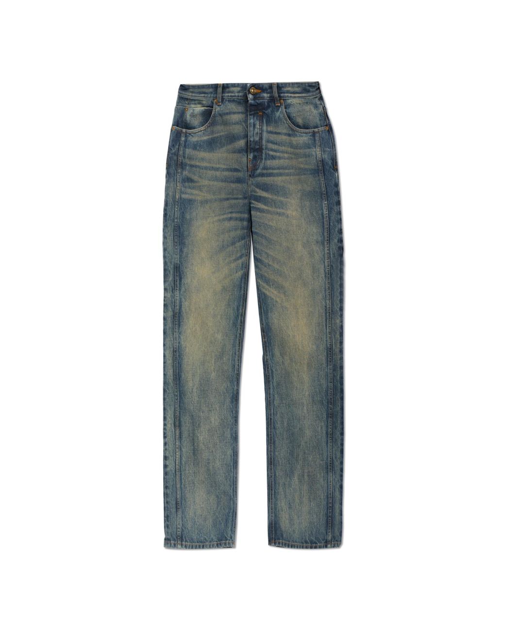 Balmain Blue "Loose" Jeans for men