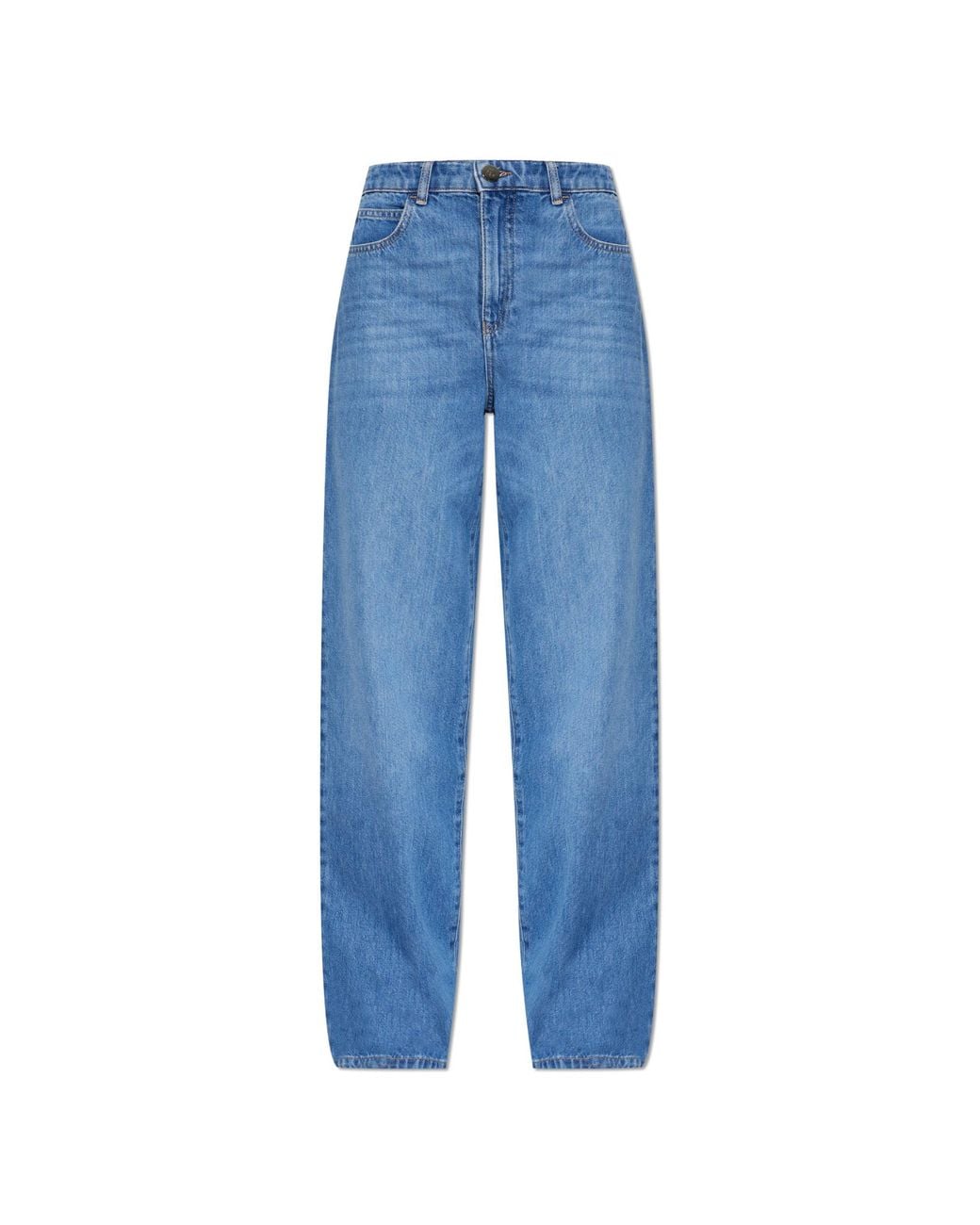 Emporio Armani Blue High-Waisted Jeans