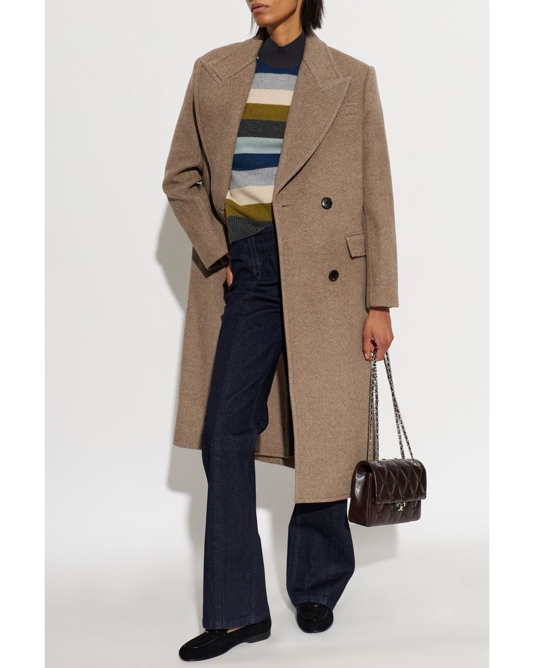 Tory Burch Blue Straight-Leg Jeans