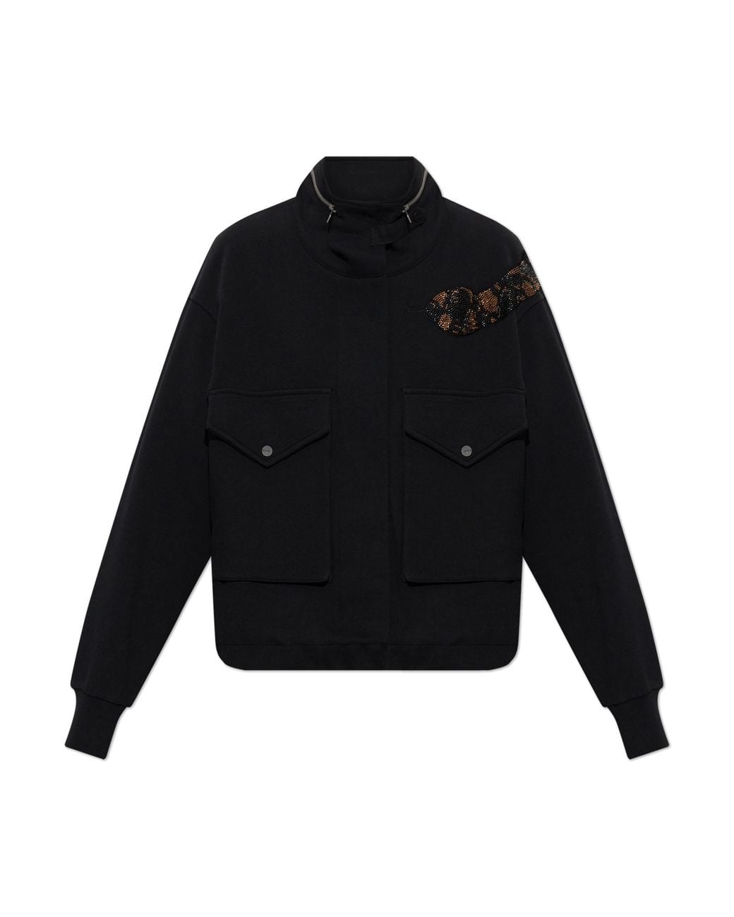 AllSaints Black Sweatshirt 'Ouros'