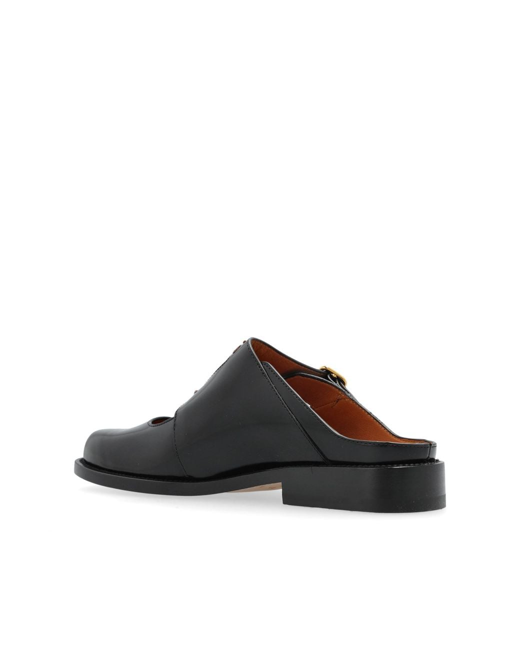 Marni Blue Leather Slides 'Bambi 3.0'