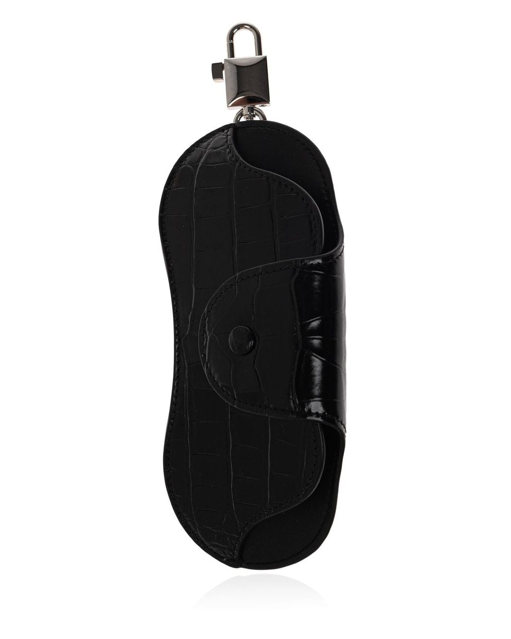 Dolce & Gabbana Black Leather Eyewear Case for men