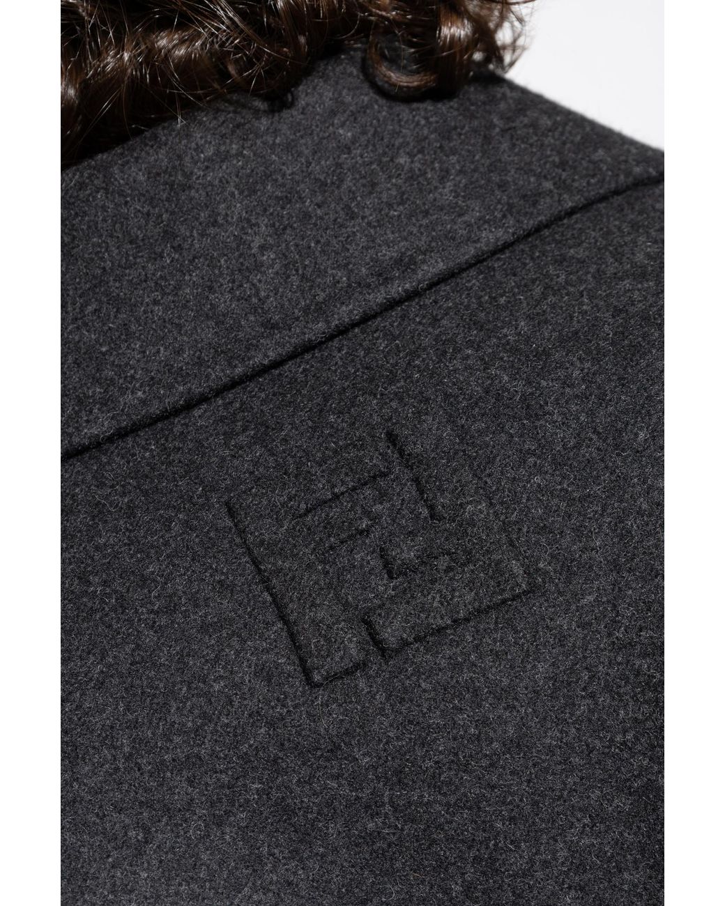 Fendi Black Wool Jacket for men