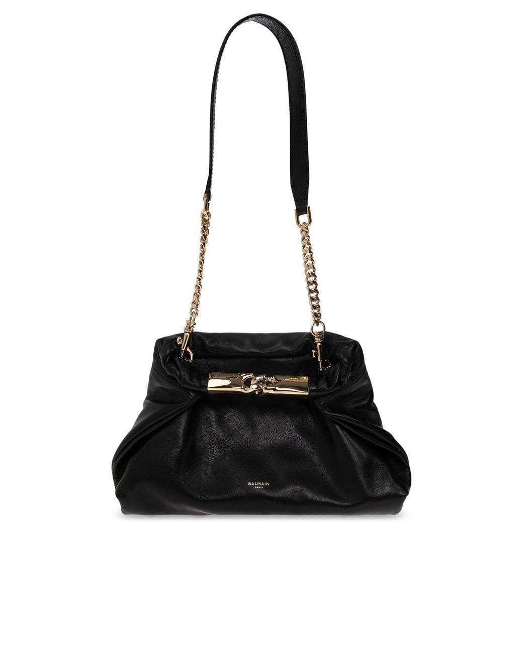 Balmain Black Leather Bag 'Dinner
