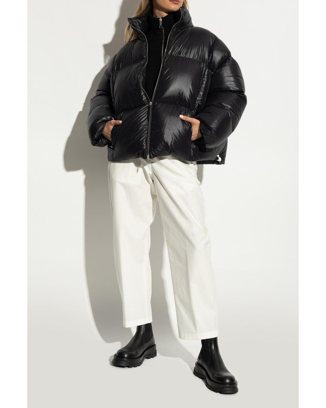 Jil Sander Black Ankle-High Shoes