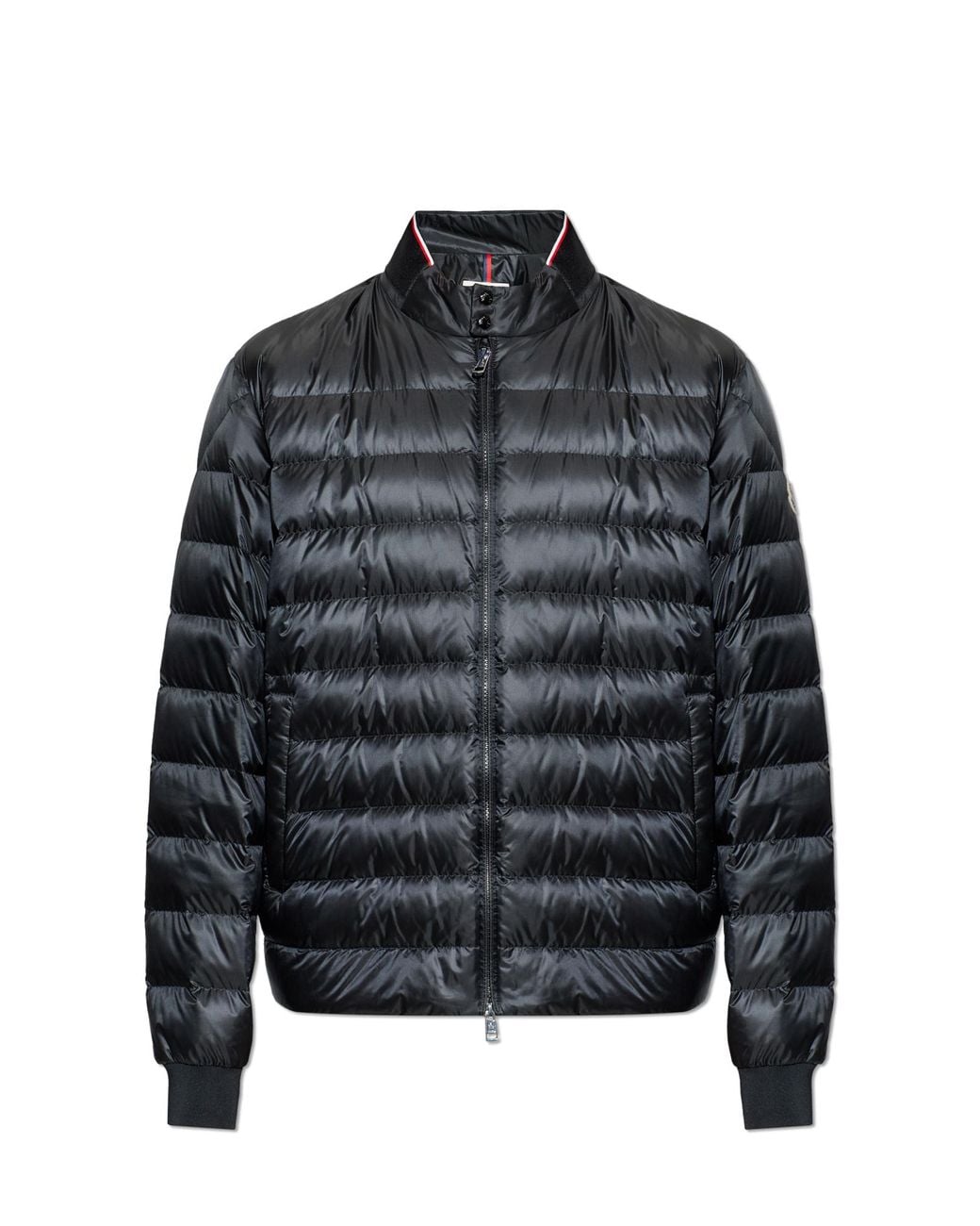 Moncler Black Quilted Jacket 'Rigiel' for men