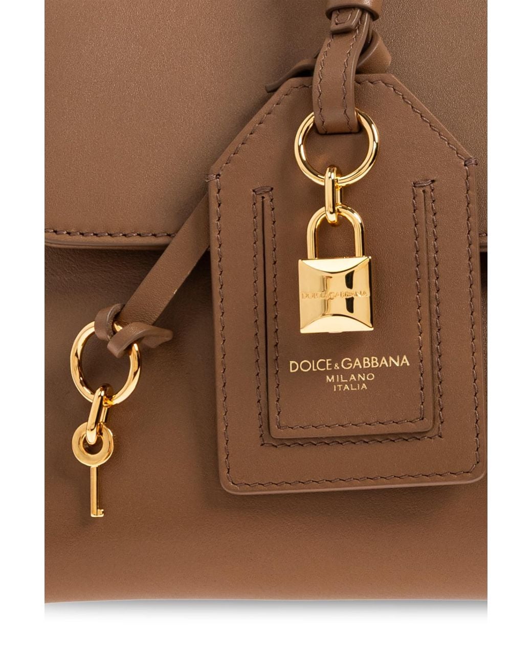 Dolce & Gabbana Brown Handbag 'Sicily Large'