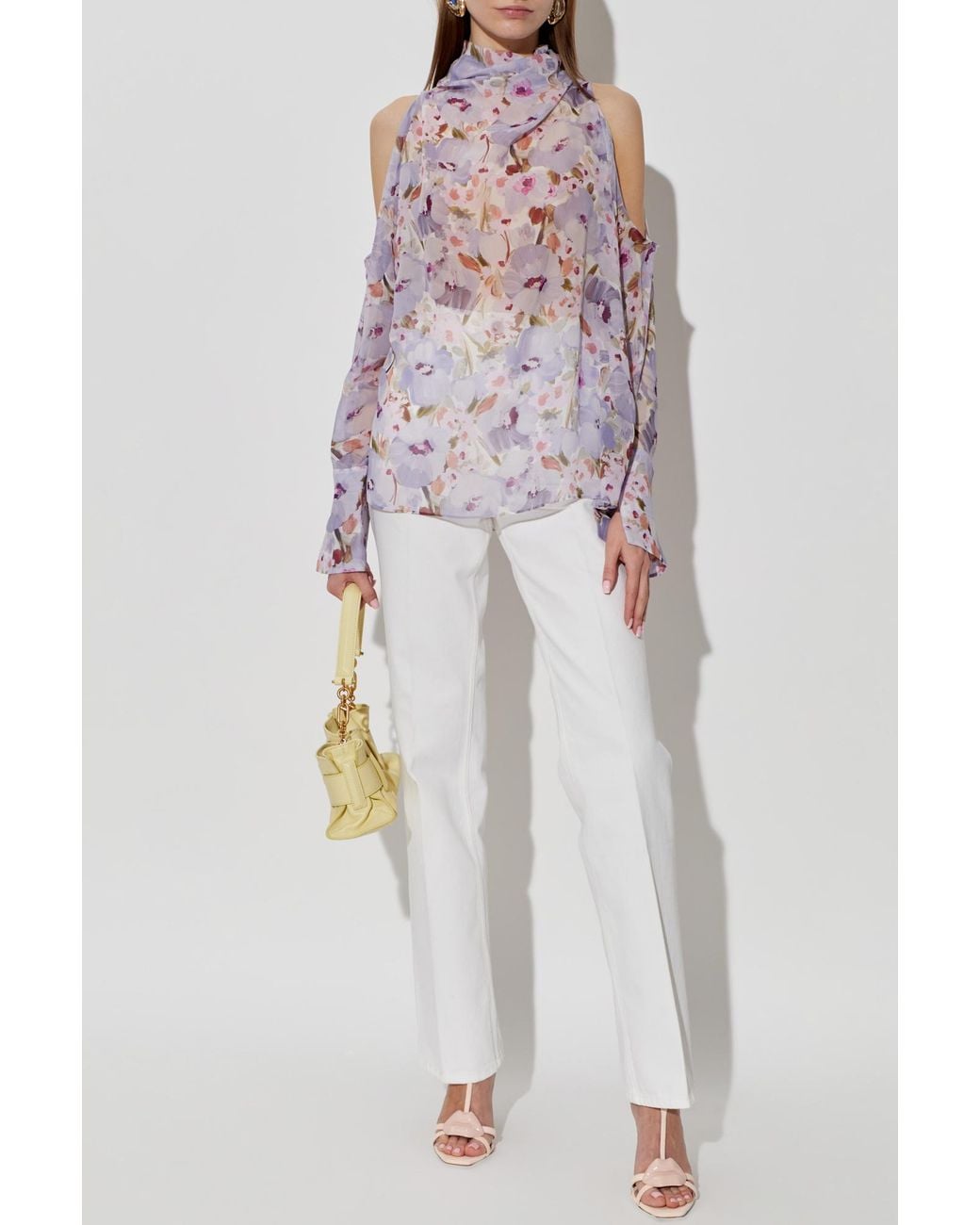 Balmain White Straight-Leg Jeans