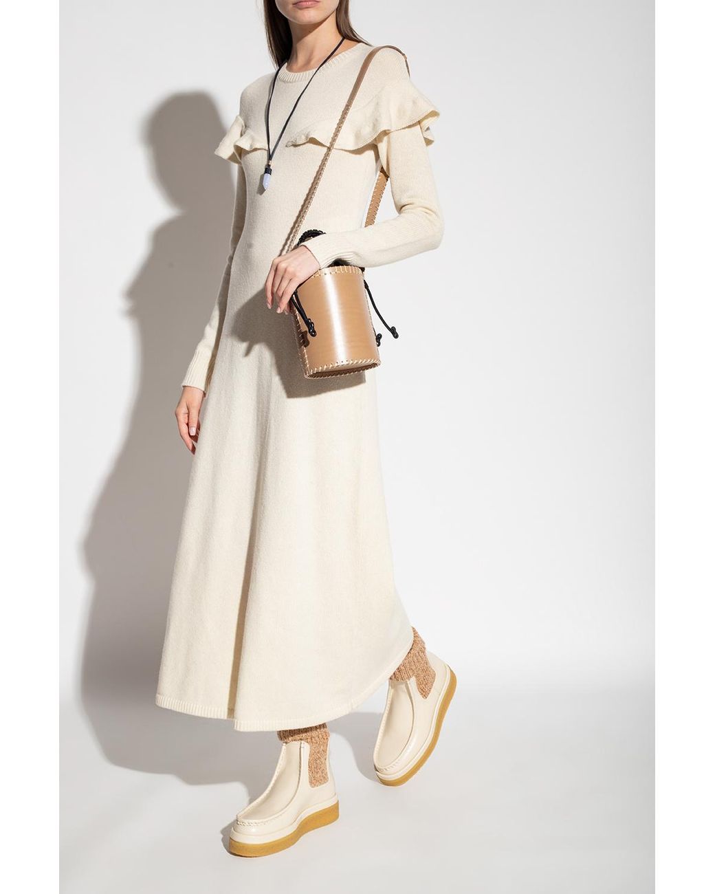 Chloé Jamie knit-ankle boots - Yellow