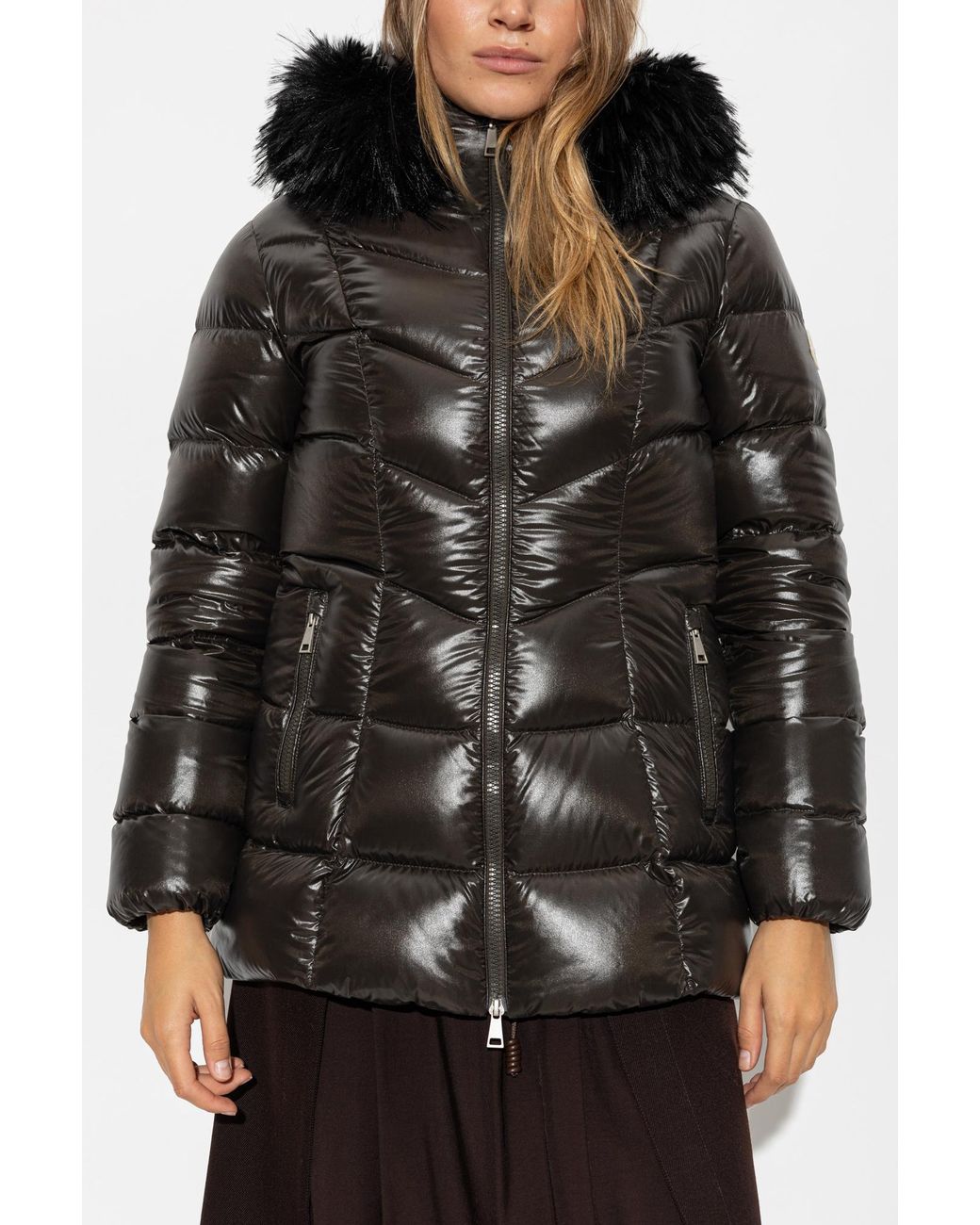 Moncler Brown Puffer Jacket 'Fulmar'