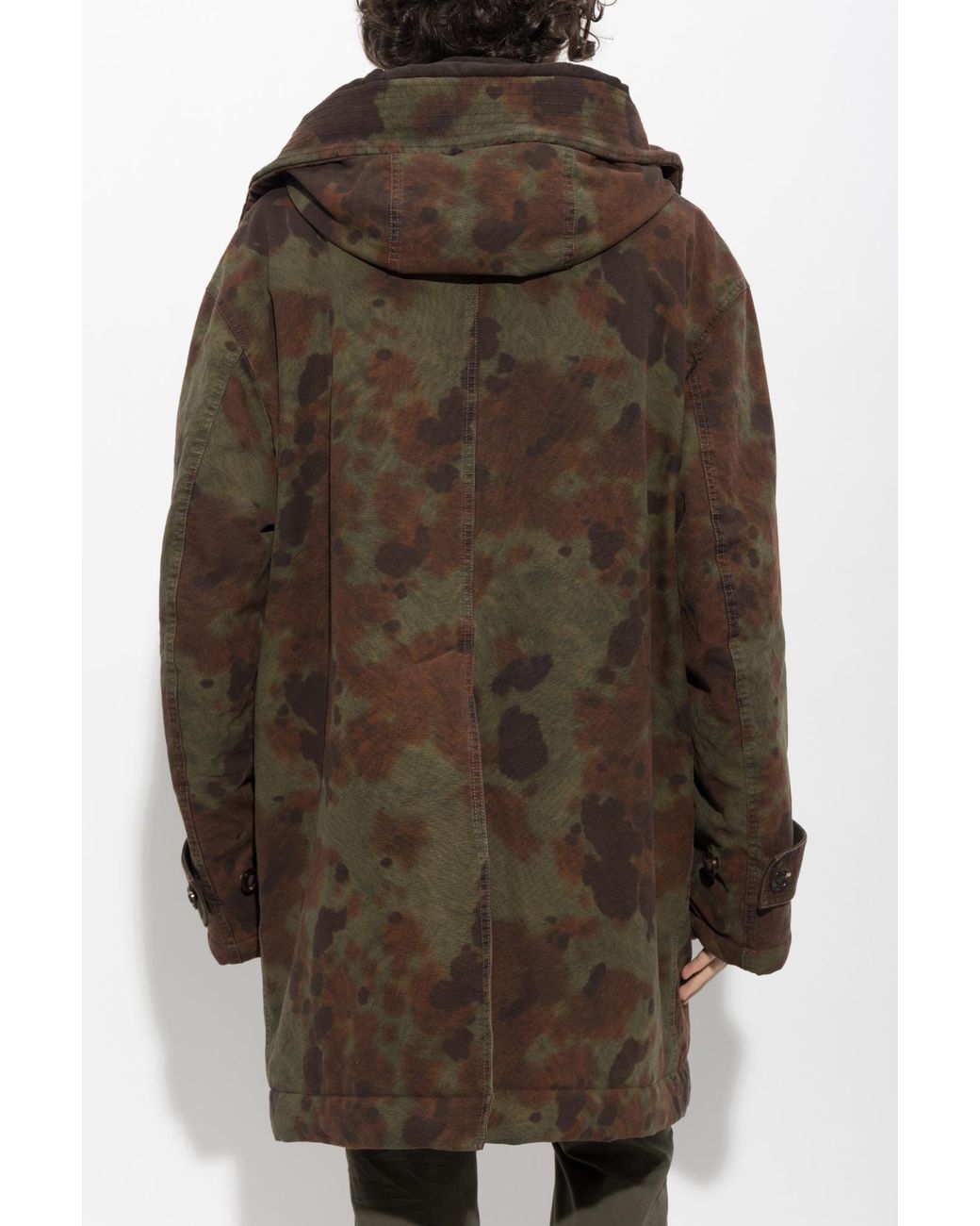 DSquared² Green Insulated Jacket With Hood for men