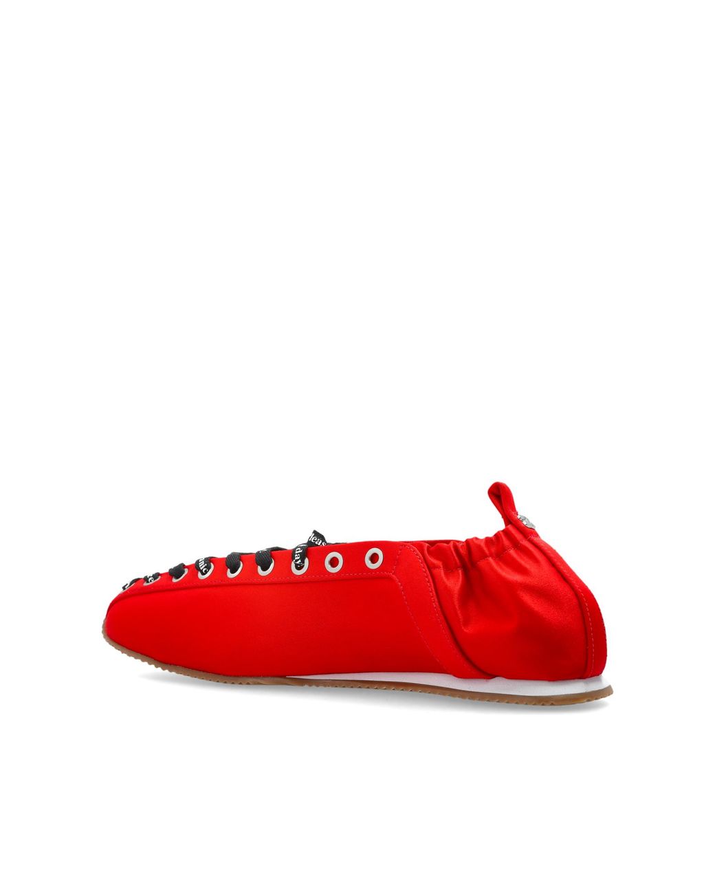 Ganni Red Satin Sports Shoes
