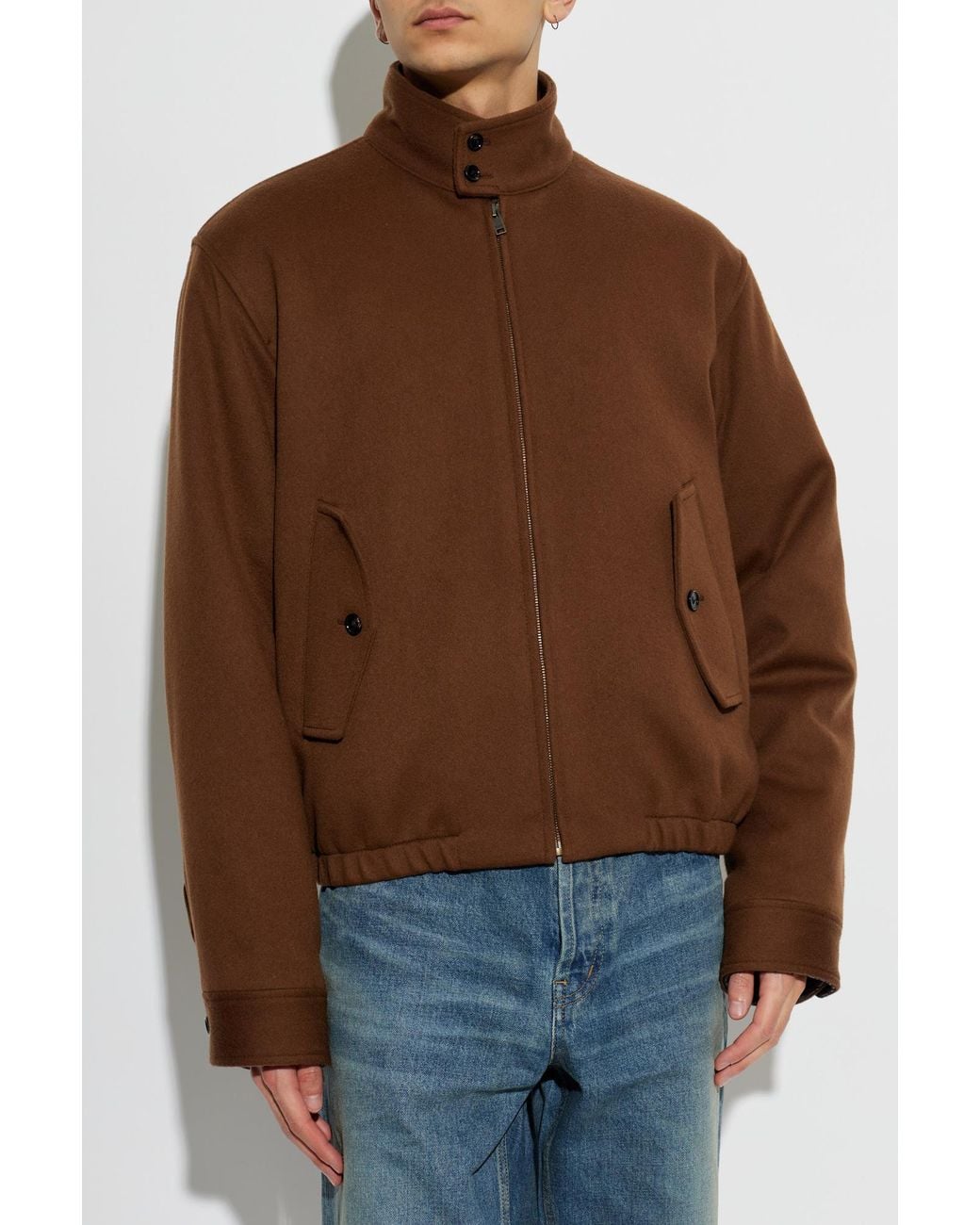 Bottega Veneta Brown Wool Jacket for men