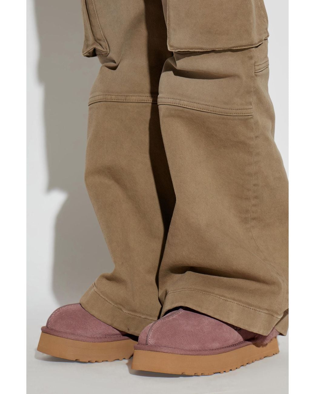 Ugg Brown 'Disquette' Slides