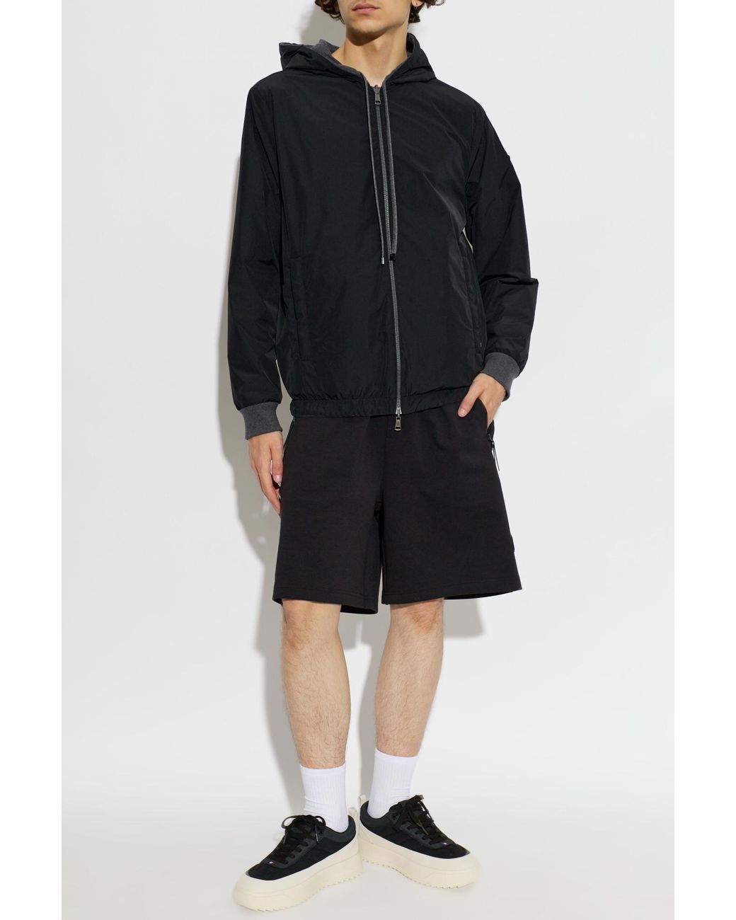 Moncler Black Reversible Jacket for men