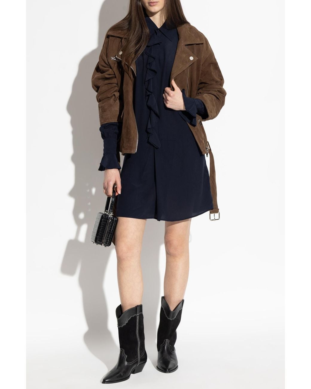 Zadig & Voltaire Blue Shirt Dress