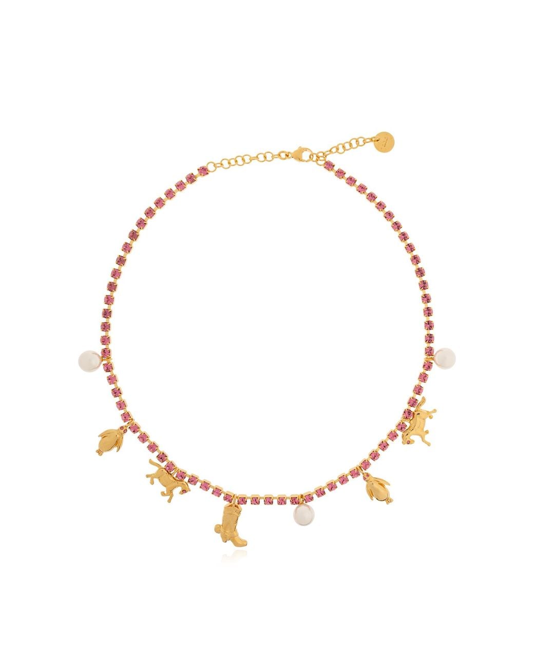Marni White Necklace With Pendants