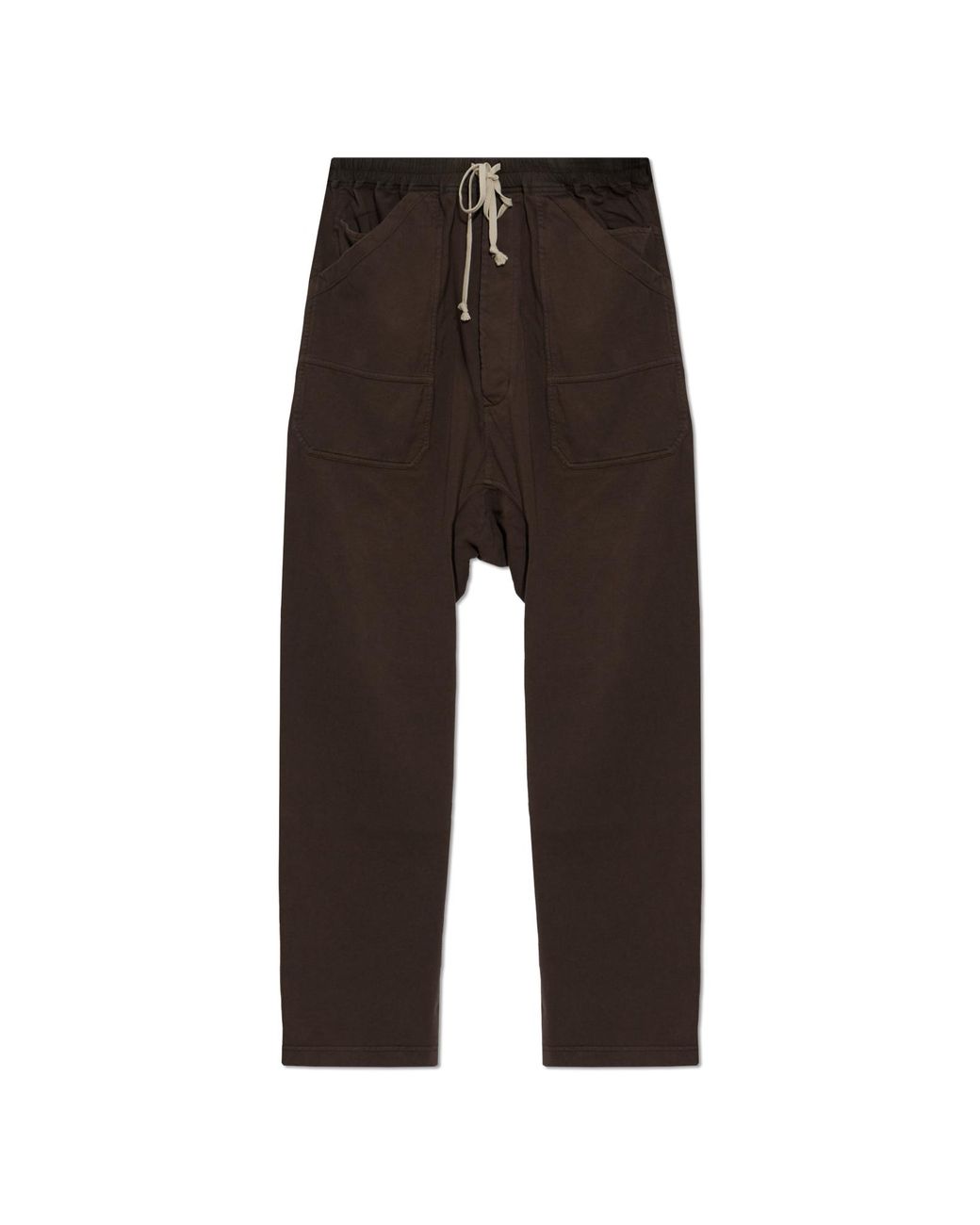 Rick Owens Black Wide-Leg Trousers for men