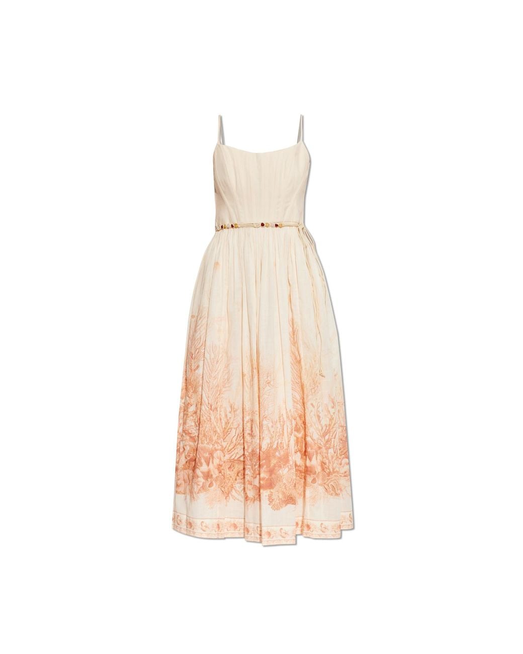 Zimmermann White "Wanderlust Corset" Dress