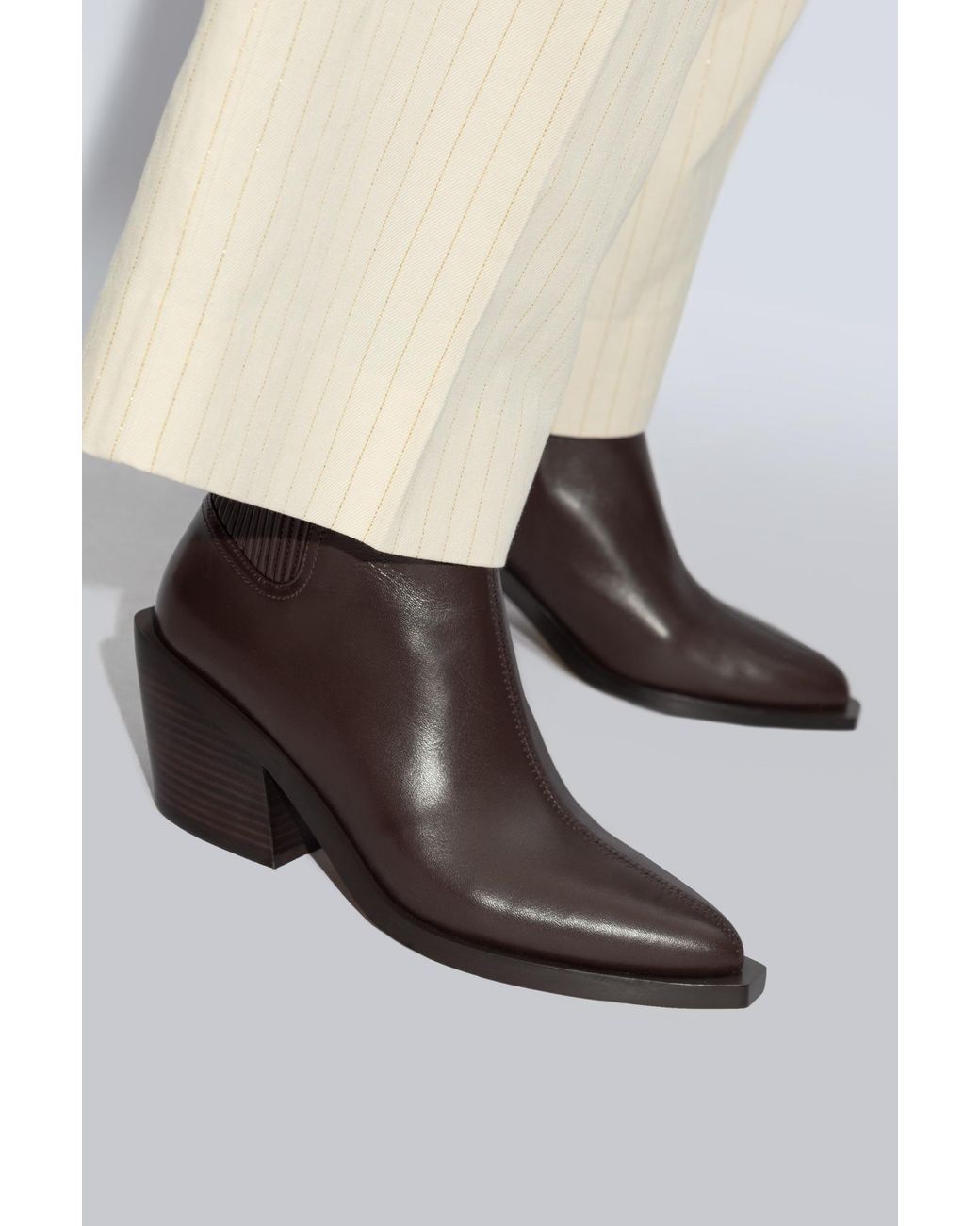 【Coach】Prestyn Leather Boots Coach Prestyn Bootie - Boots - BeyondStyle