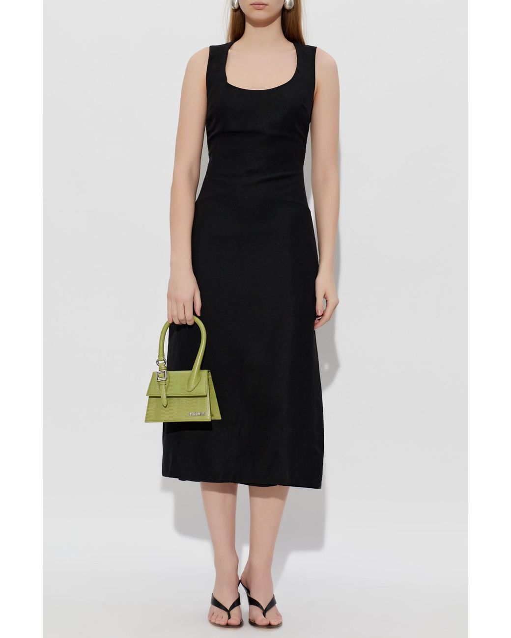 Jacquemus Black 'Tablier' Dress