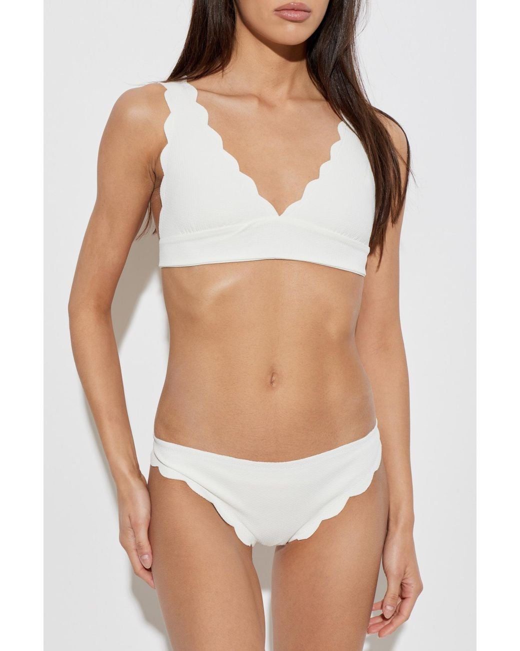 Marysia Swim White Bikini Top