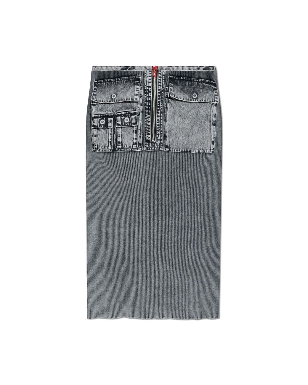 DIESEL Gray Skirt M-Meryn